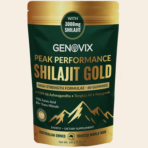 Genovix Shiliajit Peak Performance Gummies